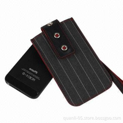 Genuine Leather Cases for iPhone 4/5, Fitted Case Pouch, OEM Orders Accepted